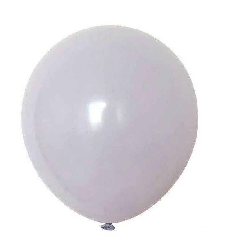 25cm Pastel Latex Balloons for Party Decoration Macaron Colour Helium Air Fill 10/100PCS - Grey 100PCS