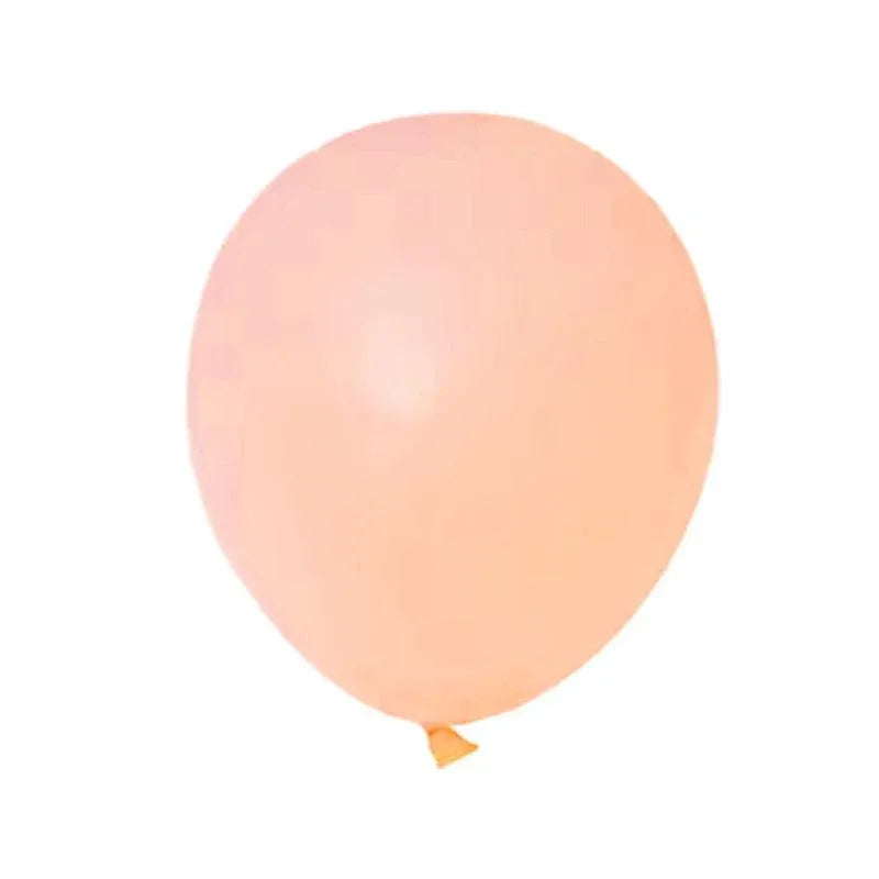 25cm Pastel Latex Balloons for Party Decoration Macaron Colour Helium Air Fill 10/100PCS - Orange 100PCS