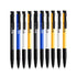 10Pcs Push Button Ballpoint Pen Office Student Writing Pen School Stationery - Blue