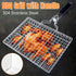 Barbecue Grilling Basket Portable Folding Stainless Steel Grill BBQ Food Holders