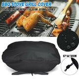 Waterproof BBQ Grill Cover for Weber Q100 Q1000 Series 67Ãƒâ€”44Ãƒâ€”32cm