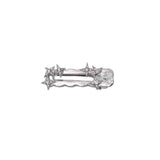 Super Flash Silver Star Hair Clips Duck Beak Barrettes Hair Accessories Set - Rectangle