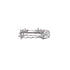 Super Flash Silver Star Hair Clips Duck Beak Barrettes Hair Accessories Set - Rectangle