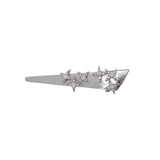 Super Flash Silver Star Hair Clips Duck Beak Barrettes Hair Accessories Set - Triangle