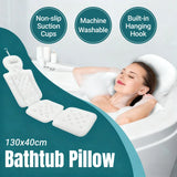 Bathtub Non Slip Comfort Pillow Soft Waterproof for Bathroom Spa