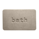 Bathroom Floor Mat Model A Water Absorbent Mat Anti Slip Toilet Carpet Rug Soft - Beige