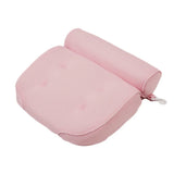 Bathtub Pillow Non-Slip for Bath Spa Shower Comfortable Water Resistant - Pink