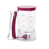Batter Dispenser Measuring Cup Funnel Cake Cupcake Pancake Baking Tool - Purple