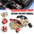 Heavy Duty Car Battery Terminal Clamp 2PCS Quick Release Brass Connector