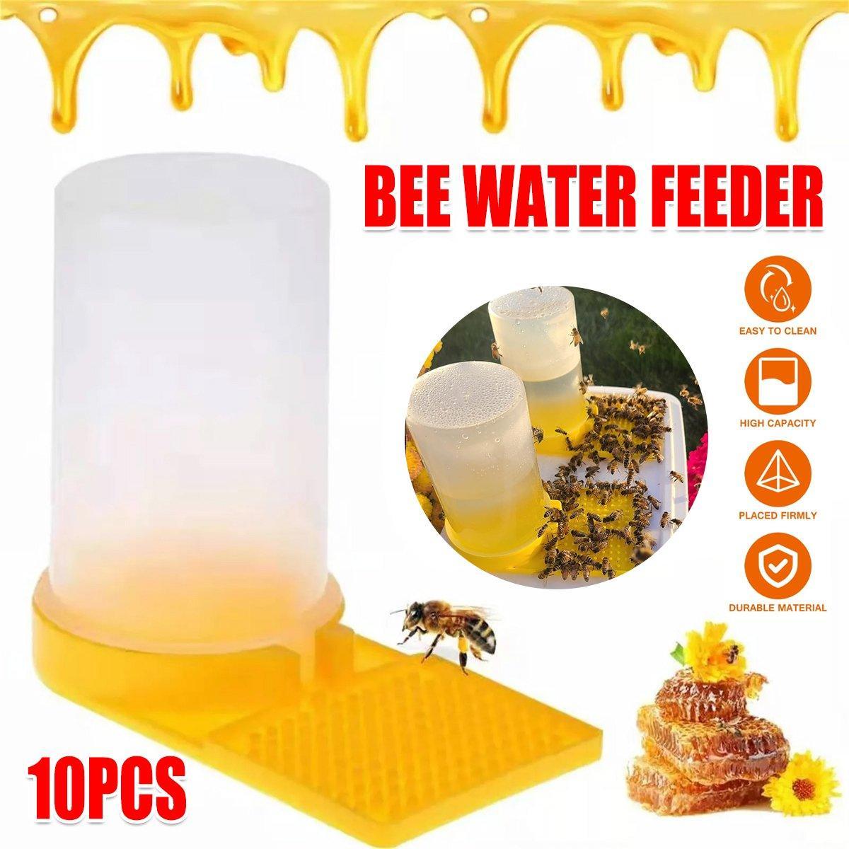 10PCS Beekeeping Tools Hive Entrance Feeder Bee Feeding Trough Beehive Door Tool