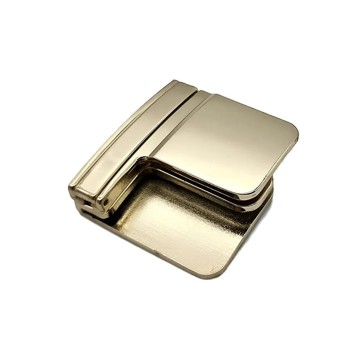 Folding Multipurpose Belt Clip Adjustable Buckle for Pants Belts and Accessories - Gold