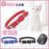 Dog Collar Pet Puppy Adjustable Neck Strap Pu Leather S - Blue