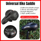 Bicycle Saddle Cushion Comfort Seat Pad Universal Fit Bike Riding Cushion Pad