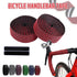 2X Thick Bicycle Handlebar Tape Bar Drop Wrap Mtb Road Bike Anti-Slip Punch - Red