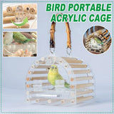 Portable Bird Carrier Bag Bird TravelCage Lightweight Cage For Parrot Ornamental