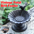 Retro Petal Shaped Bird Feeder Hanging Decorative Outdoor Garden Bird Feeding