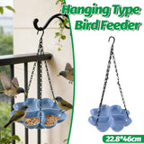 Easy Fill Hanging Wild Bird Feeder All Weather Outdoor Garden Waterer Decor Set