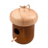 Wooden Bird Nest Cage Hummingbird Feeder House Hanging Home Garden Decorations - 2