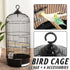 Round Bird Cage Metal Cage Large Pet Birdcage Indoor Outdoor Parrot