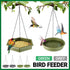 Outdoor Garden Hanging Bird Feeder Garden Automatic Hummingbird Water Feeder - Grey