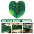 Tropical Leaf Throw Blanket Soft Nap Air Conditioning Cover Single Bed