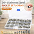 1500Pcs Stainless Steel Bolts Screws Kit Assorted Mechanical Fastener Hardware