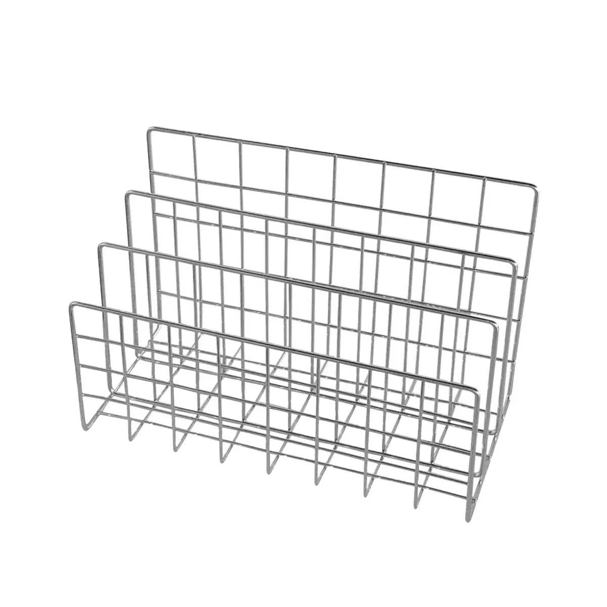 Minimalist Desktop Book Holder Metal Book Rack Organizer Home Office Desk Use - L
