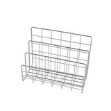Minimalist Desktop Book Holder Metal Book Rack Organizer Home Office Desk Use - S
