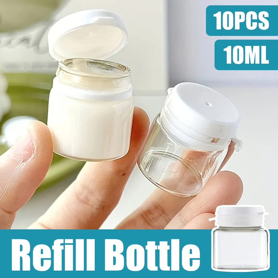 Clear Travel Bottles Proof Refillable Cosmetic Containers For Liquid Toiletries