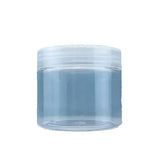 10pcs Transparent Wide Mouth Plastic Jars with Cap Skin Care Cream Containers - 80ml
