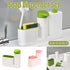 2/3 in 1 Soap Dispenser Organizer Hand Sanitizer Detergent Holder Bathroom Rack - 3-Green