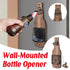 Wooden Wall Mounted Bottle Opener Solid Wood Beer Opener Rustic Home Bar Kitchen