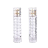 2pcs 30ml Travel Refillable Cosmetic Spray Bottle Empty Mist Pump Container Set - Gold
