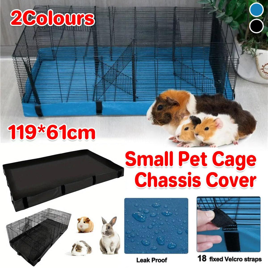 Waterproof Small Pet Crate Sump Cover Dirt Resistant Mat Easy to Clean Protector - Black