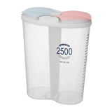 Kitchen Storage Box Transparent with Lid Food Container Tank Pantry Organizer - 2500ML