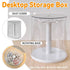 Doll Pendant Display Box Transparent Rotary Hand Operated Blind Box Storage Rack