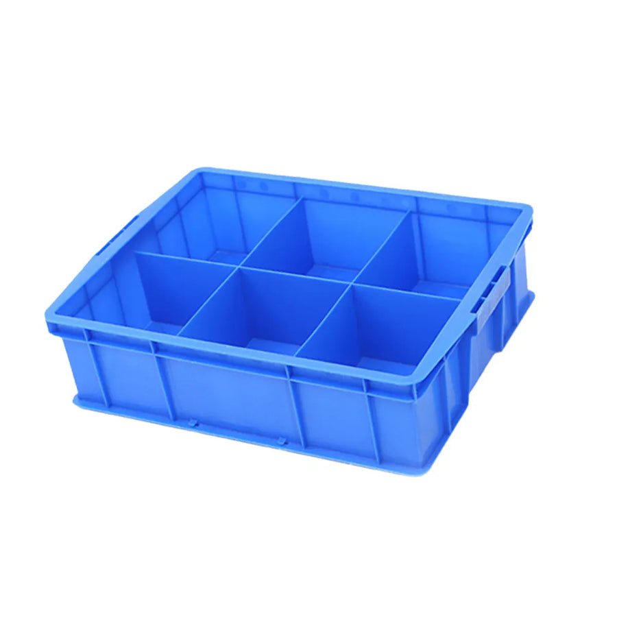 Thickened Plastic Storage Box 3/6 Compartments Storage Box for Hardware Tools - 6Compartment