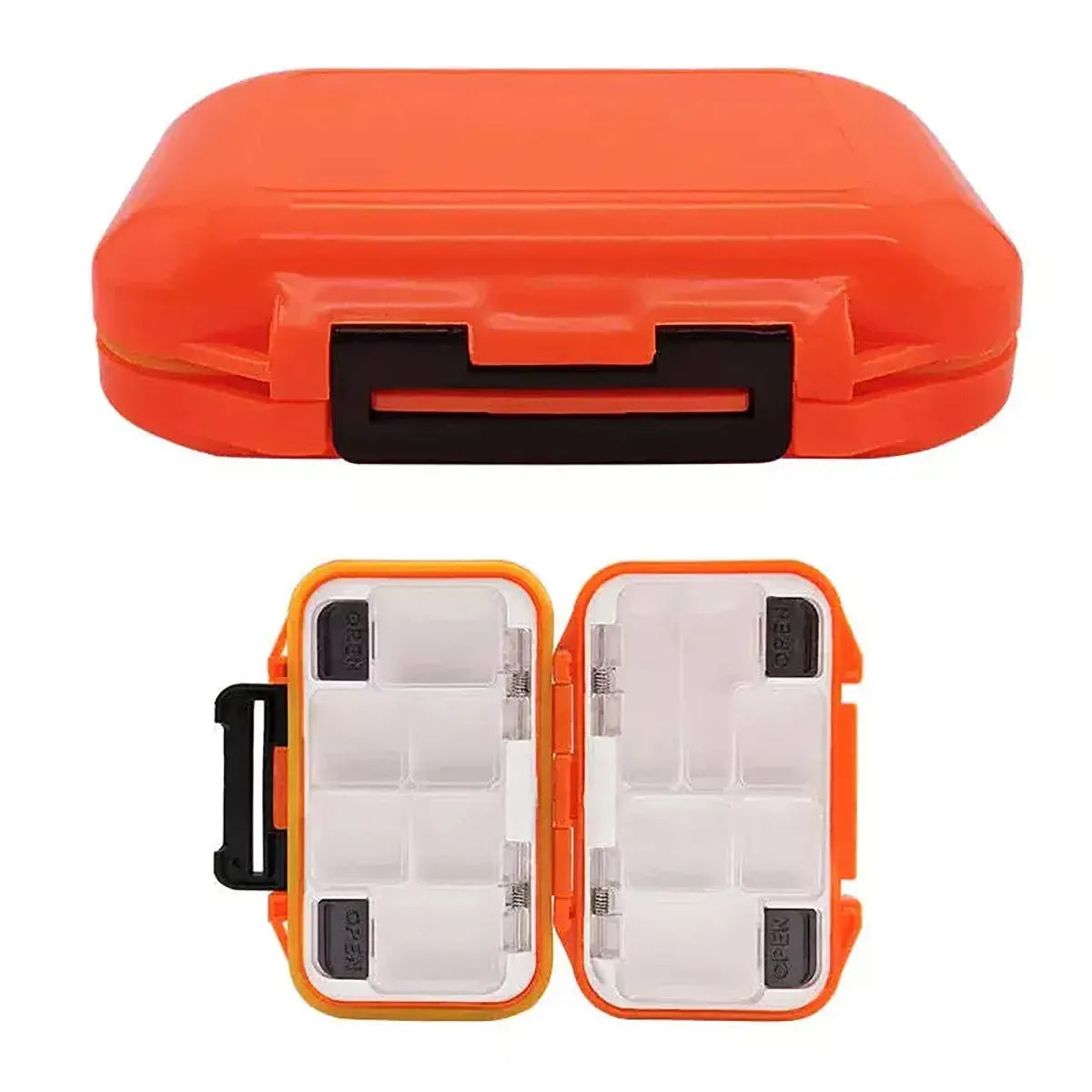 Fishing Tackle Box Gear Storage Case Hook Accessory Organizer Tool Box Portable - S