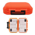 Fishing Tackle Box Gear Storage Case Hook Accessory Organizer Tool Box Portable - S