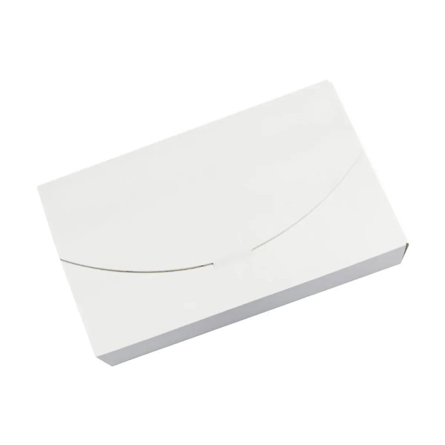 30PCS Envelope Style Folding Box White Cardboard for Mail Wedding Party Favors - 16.5x8.5x1.5cm