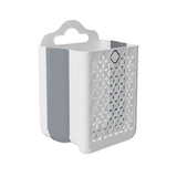 Wall Mounted Foldable Laundry Basket for Bedroom Laundry Room - White