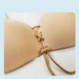 Strapless Backless Invisible Bra Push Up Stick On Silicone Lingerie Adjustable Nude - A