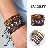 Handmade Bohemian Style Woven Bracelet Ethnic Womens Beaded Bracelet Adjustable