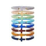 8/14pcs Bohemian Bracelet Set Colourful Beaded Bracelets Stackable Jewelry Gift - 8PCS