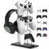 3 Tier Gamepad and Headset Display Stand for Gaming Accessories Organization - Black