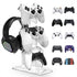 3 Tier Gamepad and Headset Display Stand for Gaming Accessories Organization - Transparent