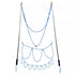 Double Pole Bubble Rope for Giant Bubble Show Outdoor Party Fun Activity - Blue