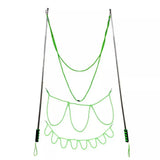 Double Pole Bubble Rope for Giant Bubble Show Outdoor Party Fun Activity - Green
