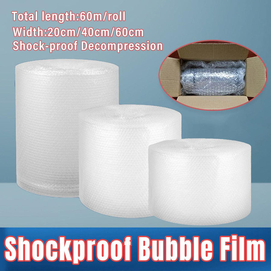 Bubble Wrap Roll Shockproof Packaging Foam Paper Express Shipping Protective - 20cm