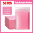 50pcs Pink Poly Bubble Mailer Padded Envelopes Shipping Bags 4 Sizes - 11*15CM-50PCS
